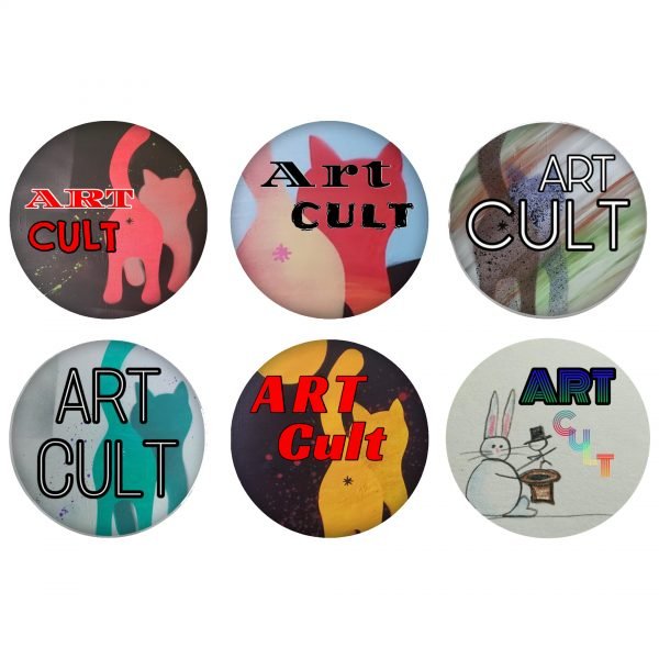 Art Cult Button - Set of 6