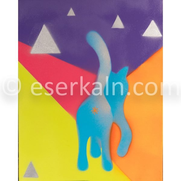 Cat Print - Pink Floyd