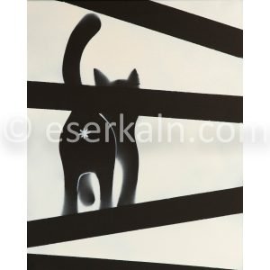 Cat Print - Rear End Window