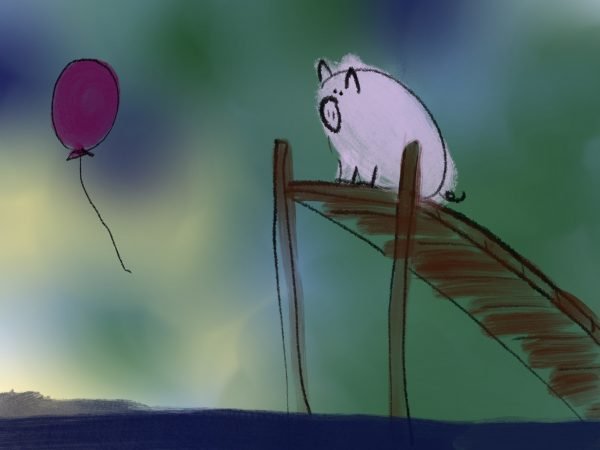 Pig Print - Lost Balloon **FREE**