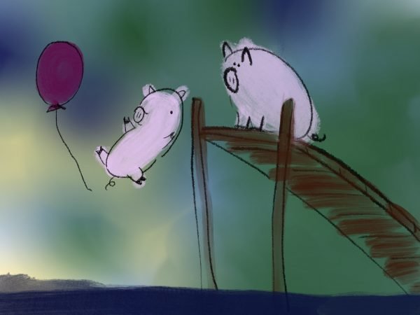 Pig Print -  Balloon Teamwork **FREE**
