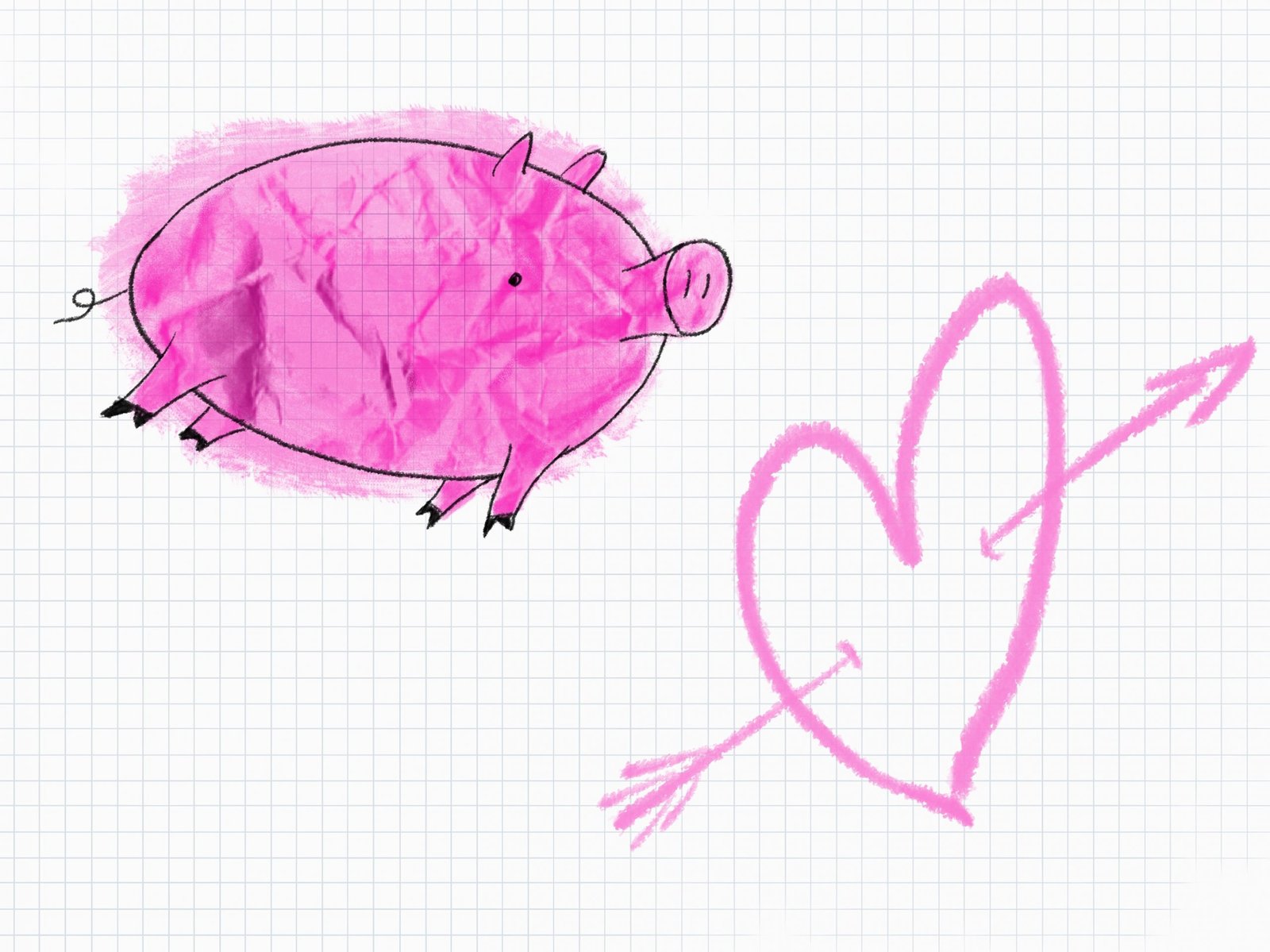 Graph Paper Heart Eserkaln graph-paper-heart-eserkaln