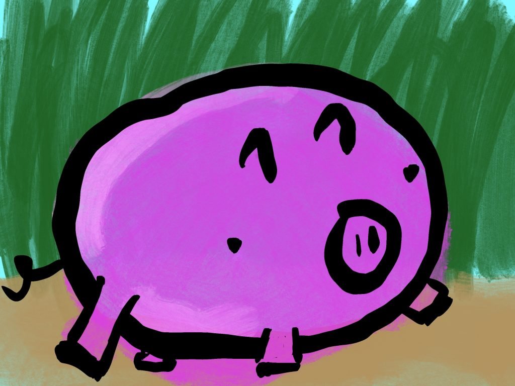 Pig Print - Front Yard Minimal **FREE**
