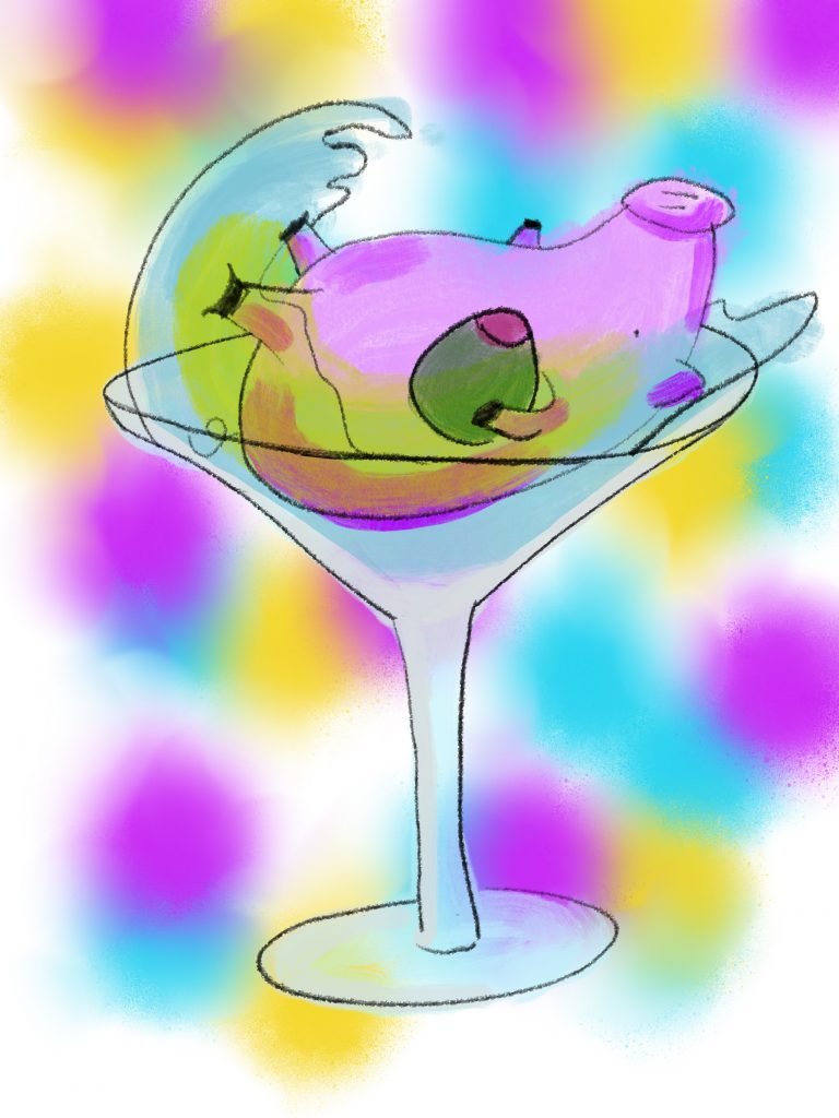 Pig Print - Martini Time **FREE**