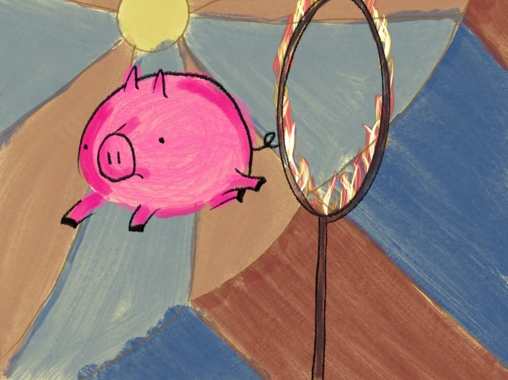 Pig Print - Day at the Circus **FREE**