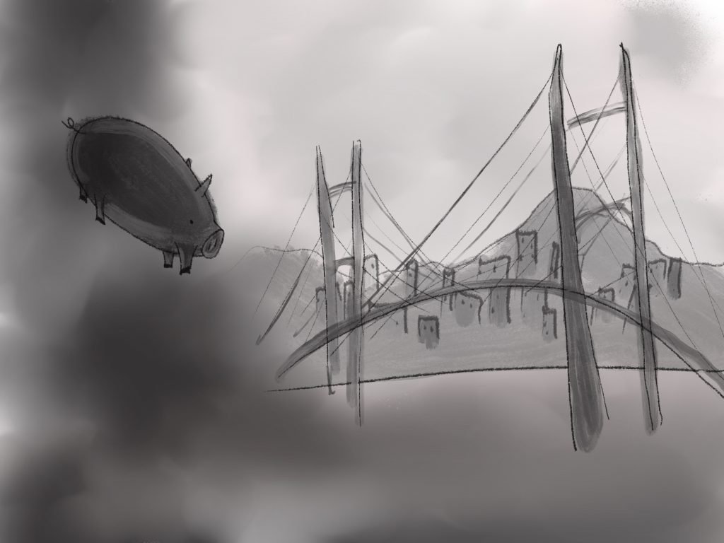 Pig Print - San Fran Noir **FREE**