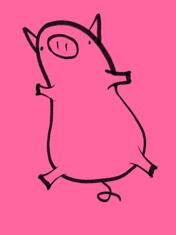 Pig Print - Pig Be as Pig Do  **FREE**
