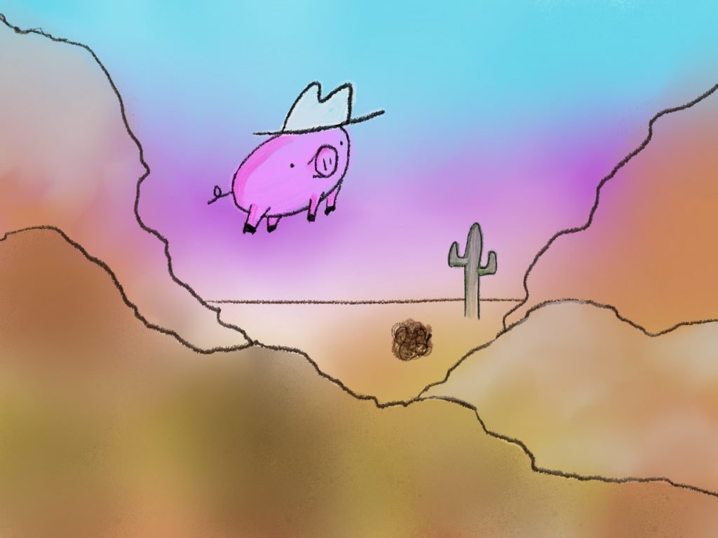 Pig Print - Out West **FREE**