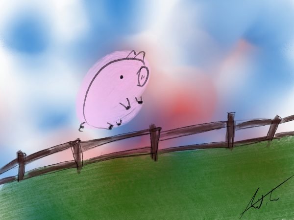 Pig Over Fence **FREE**