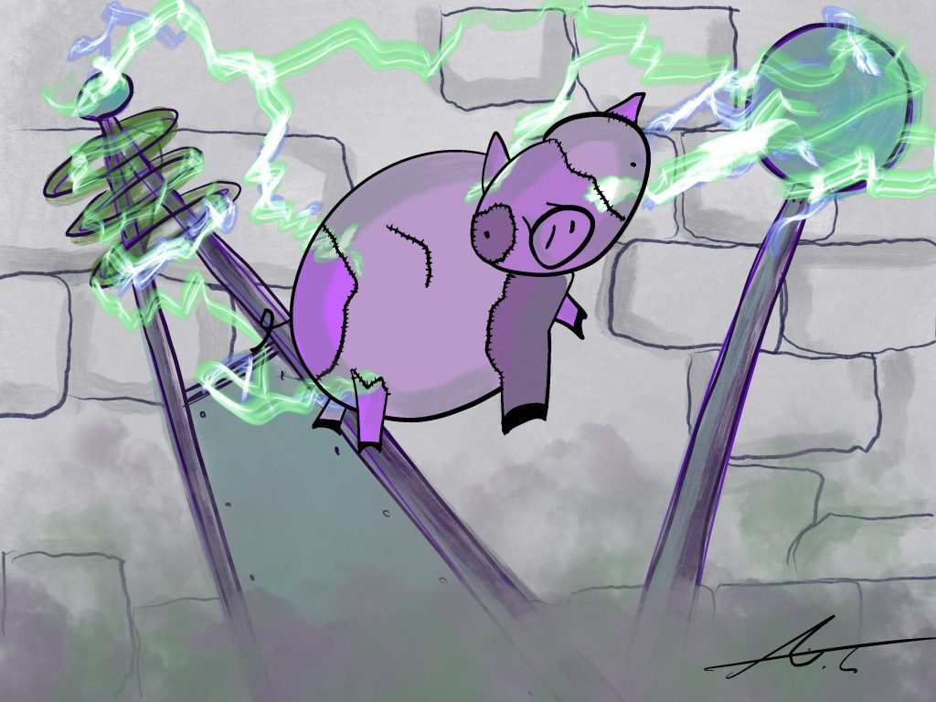 Pig Print - FrankenPig **FREE**