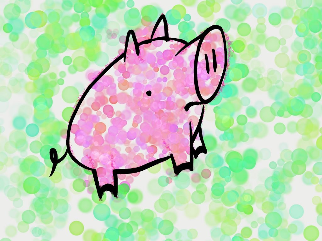 Pig Print - Colorblind Germaphobe **FREE**
