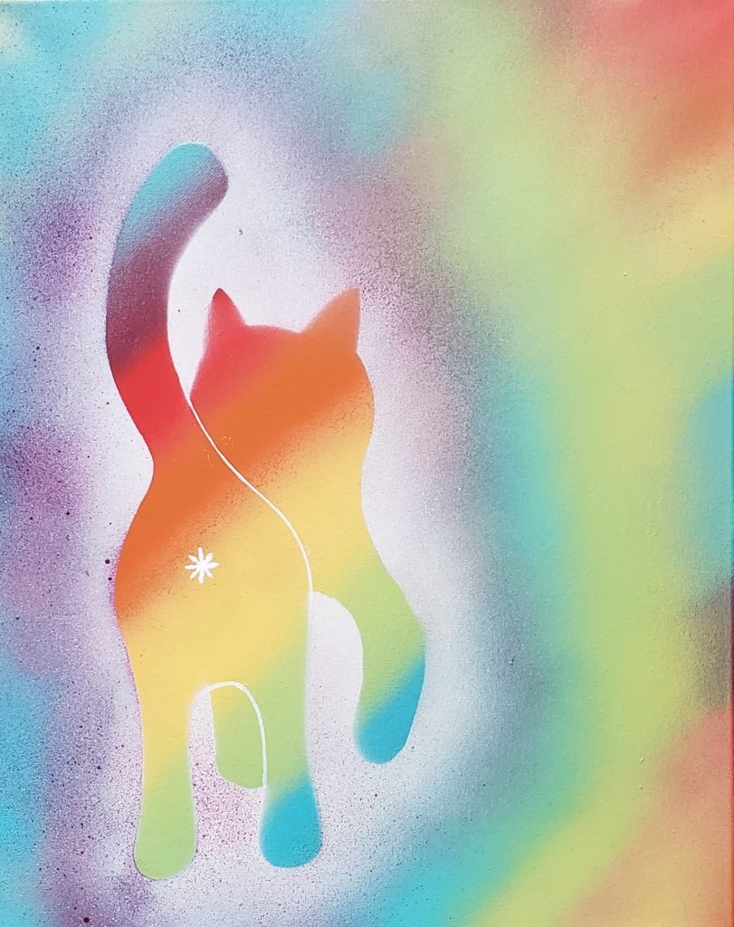 Cat Print - Hazy Pride