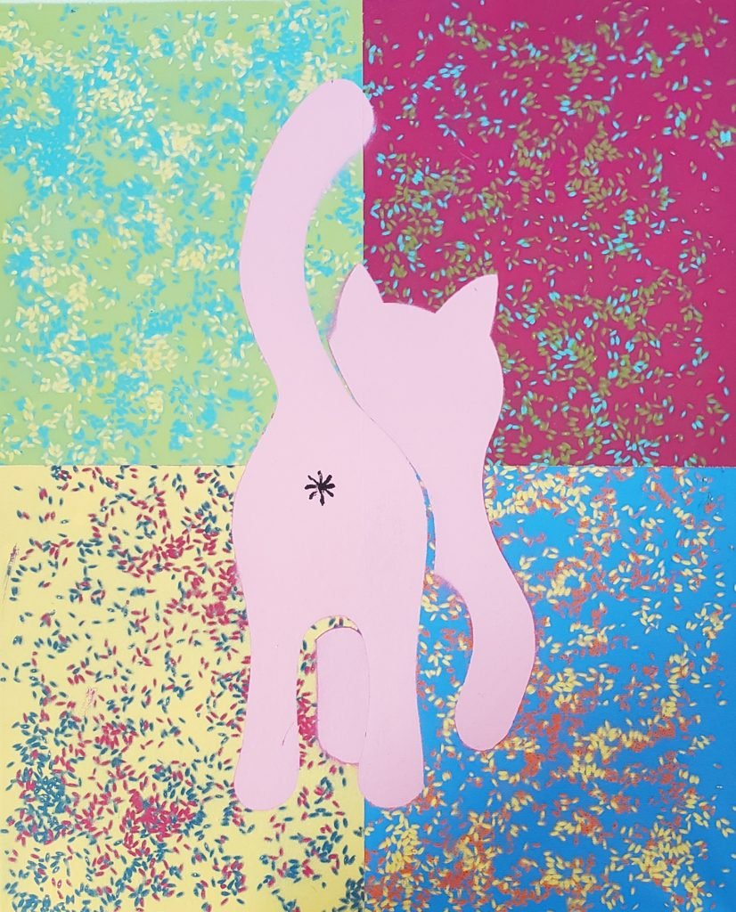 Cat Print - Quadrant Party Cat