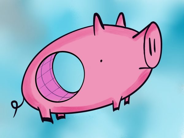 Pig Print - Hole in the Matrix