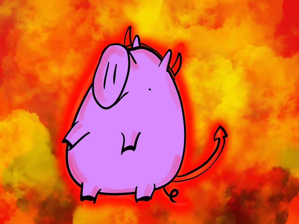 Pig Print - Playing Devil's Advocate