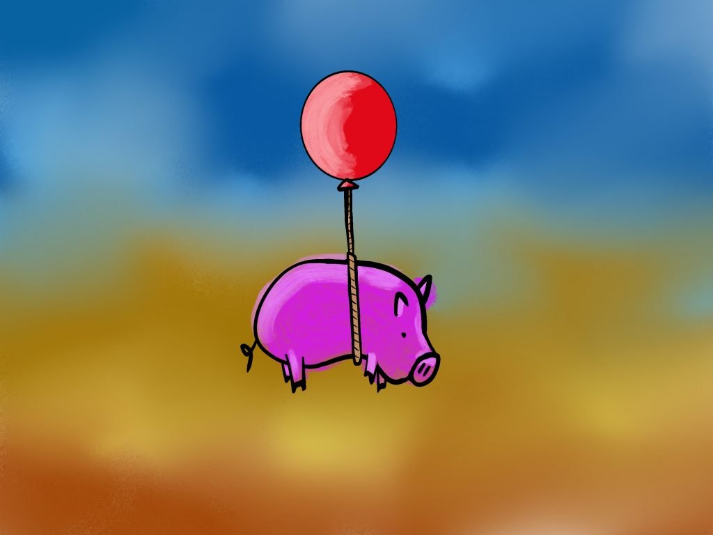Pig Print - Training Wheels