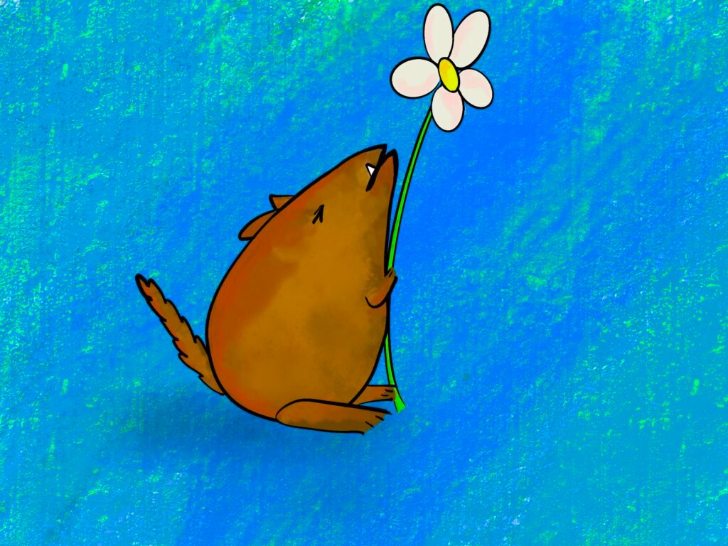 Critter with a Daisy