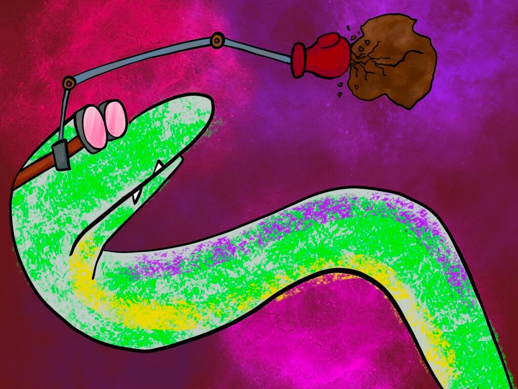 Space Snake Asteroid Duty