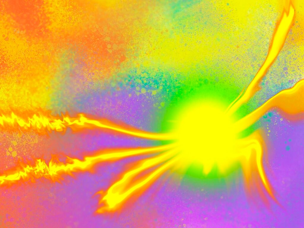 Psychedelic Solar Arachnid